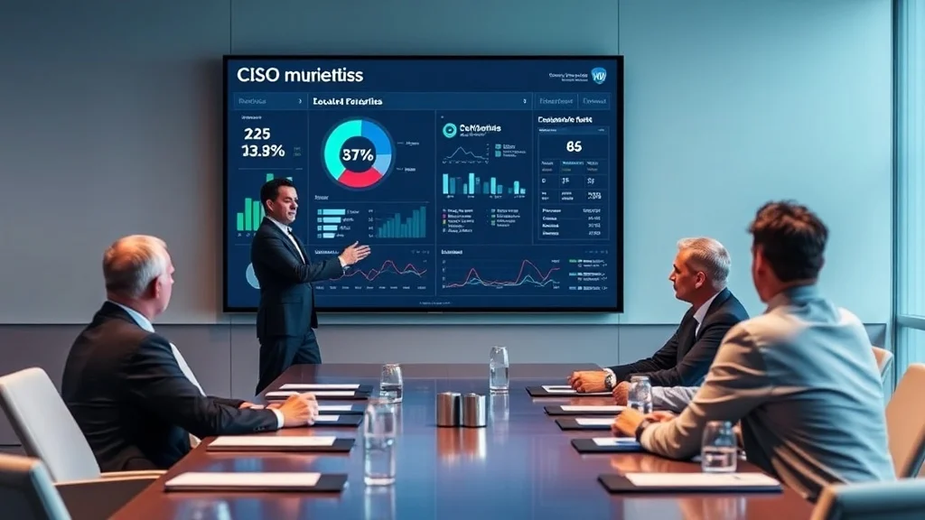 Dashboard CISO para ciberseguridad