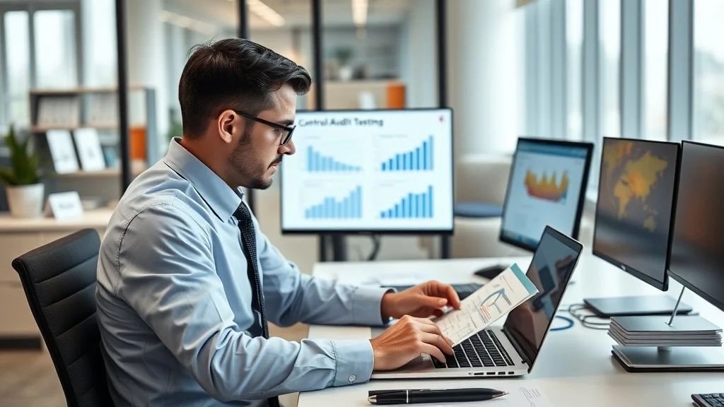 Internal Auditor che verifica i controlli aziendali