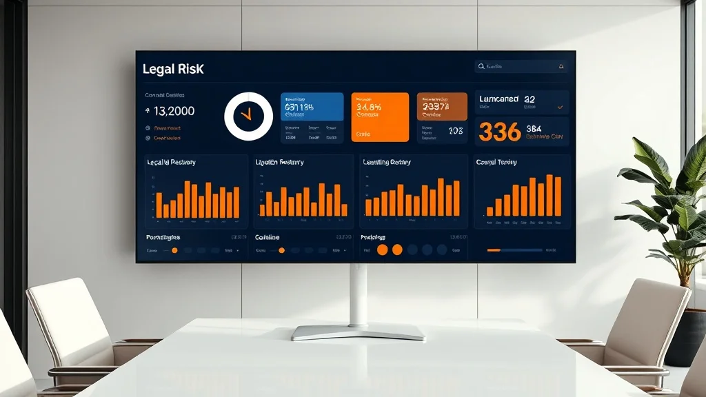 Dashboard Ufficio Legale per gestione rischi giuridici