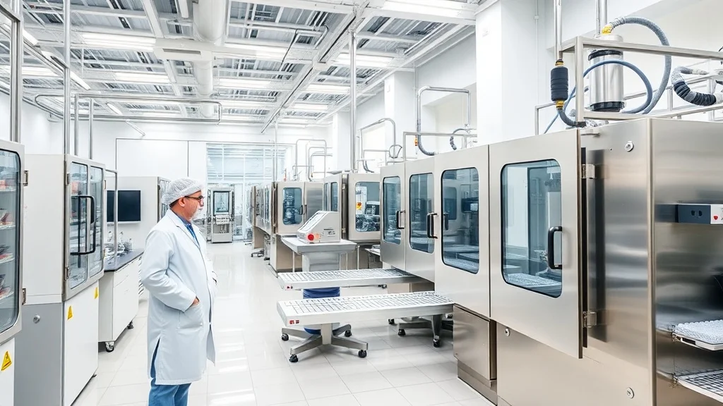 Laboratorio farmaceutico con controllo qualità GMP