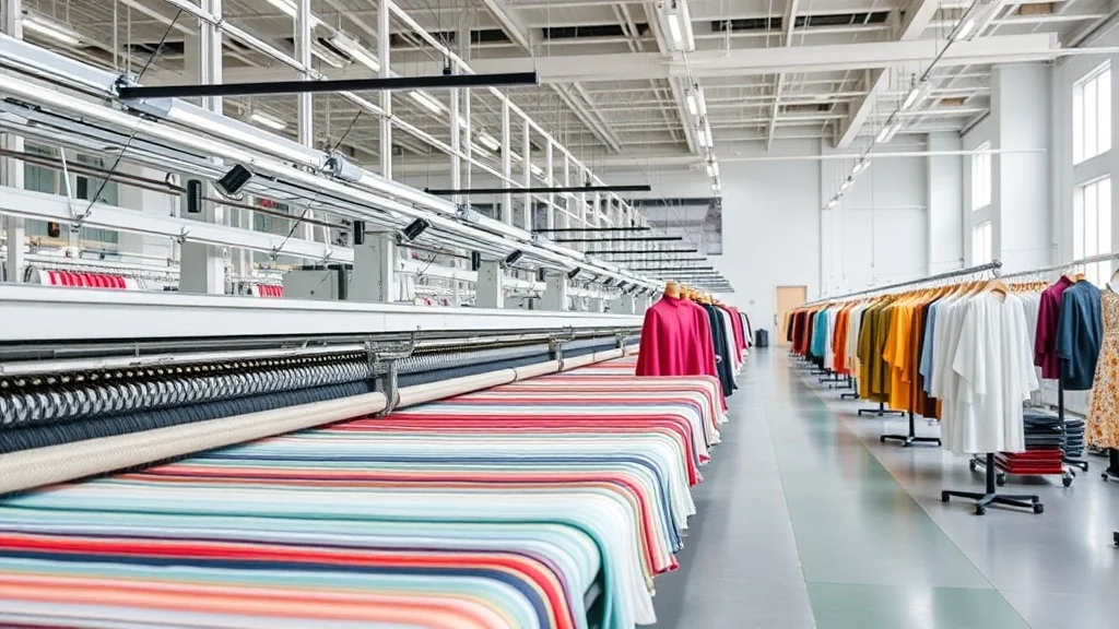Produzione tessile con controllo qualità e sostenibilità